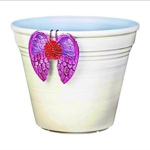 💜 METAL ANGEL WING POT HANGER 💜